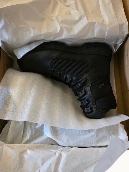 Bates Tactical Sport 2 Boots Mens 8.5 EW Black DryGuard Waterproof Side Zip Duty main image 12